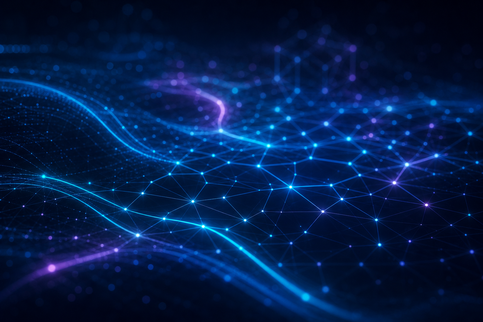 Abstract blockchain and digital ecosystem network visualization